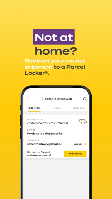 Captures d'écran de InPost Mobile