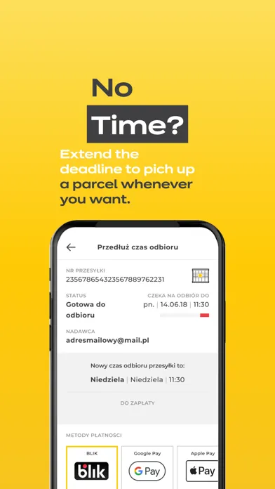 Captures d'écran de InPost Mobile