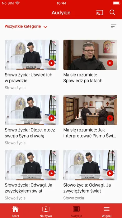 Zrzuty ekranu Trwam TV