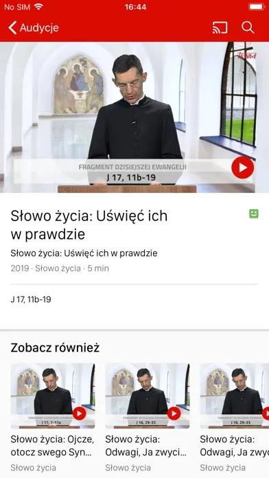 Zrzuty ekranu Trwam TV