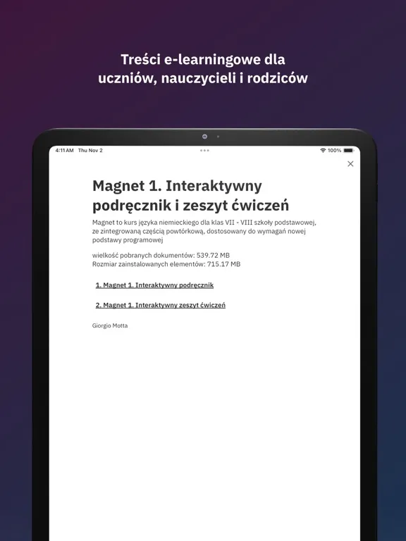 IZZI Klett PL iPad 应用截图