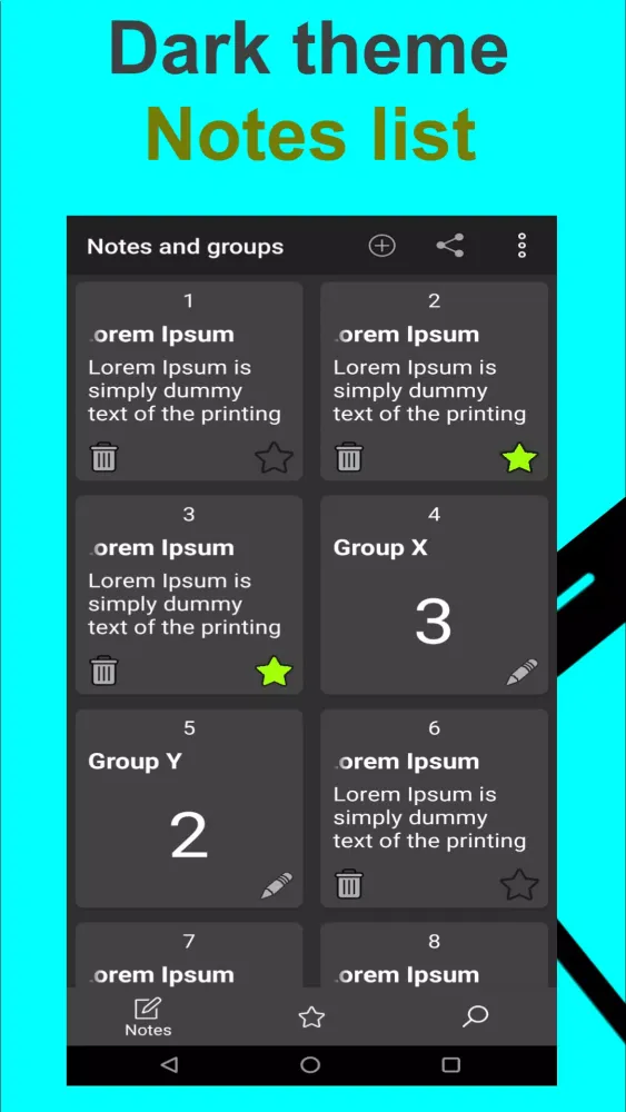 Notes Groups: Simple Notepad应用截图