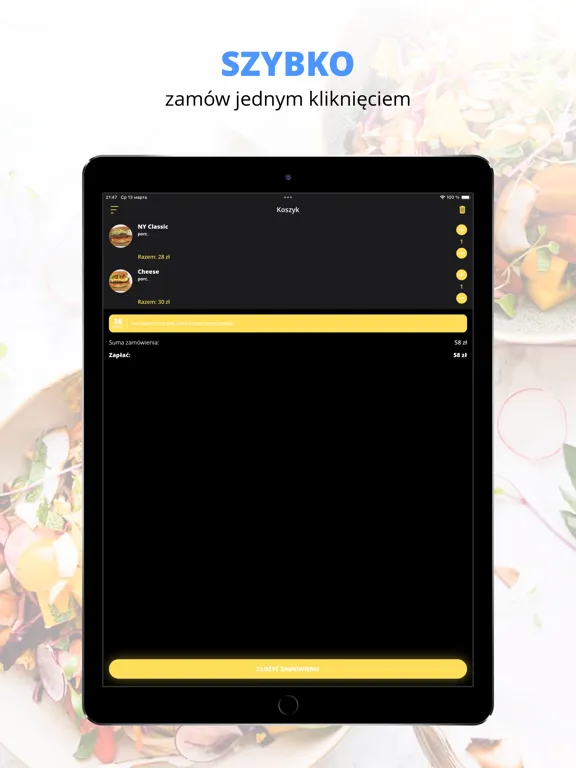 Capturas de pantalla de Burger po Byku | Warszawa iPad 