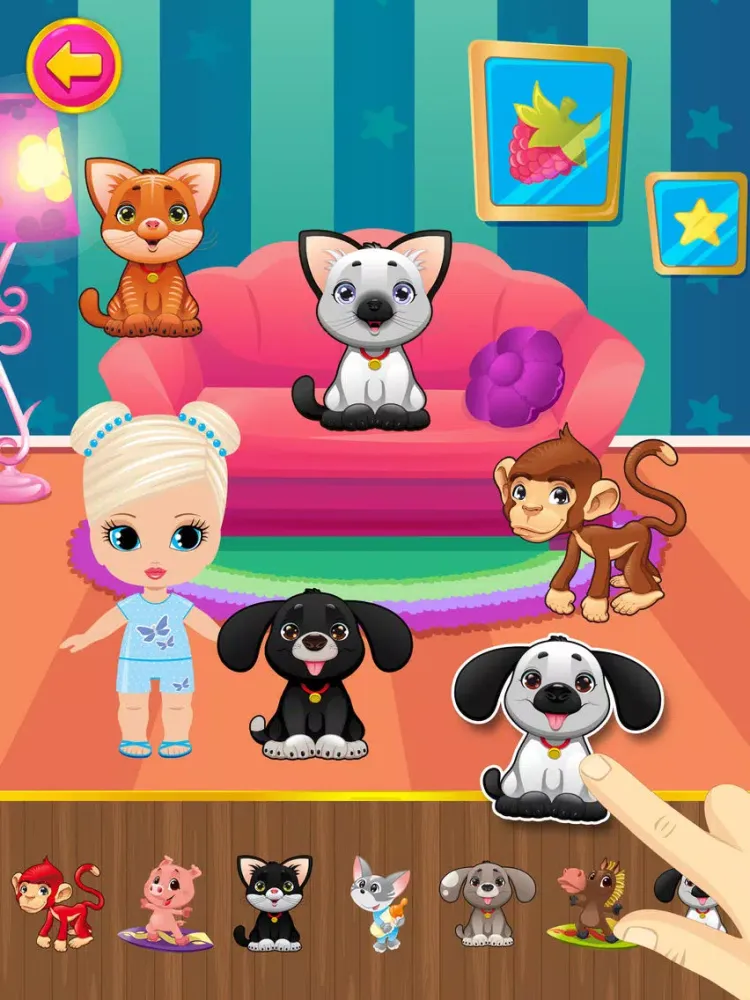 "My Little Animals" Sticker Book *Pro iPad 应用截图