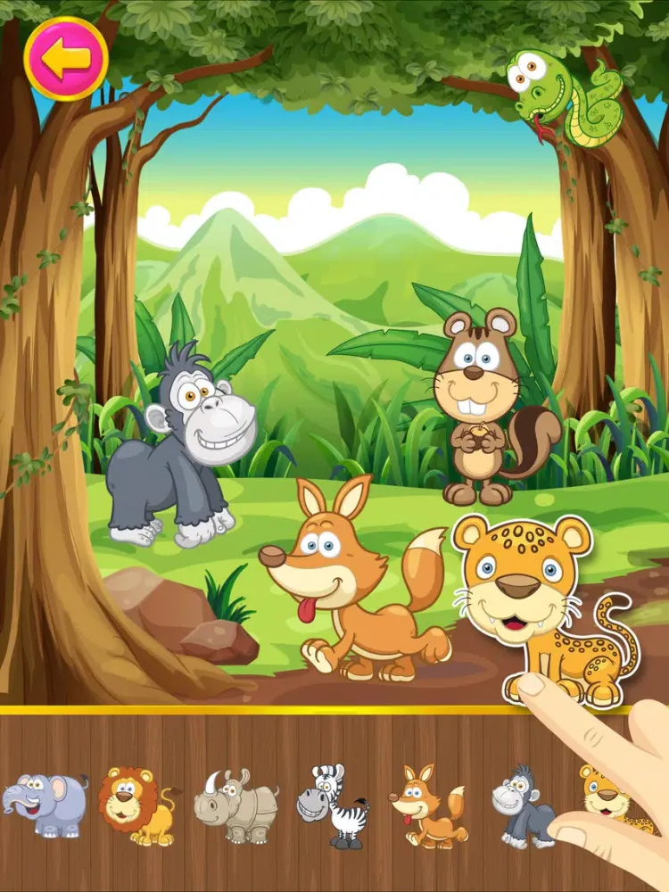 "My Little Animals" Sticker Book *Pro iPad 应用截图