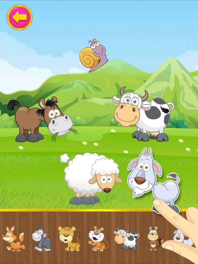 "My Little Animals" Sticker Book *Pro iPad 应用截图