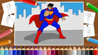 ภาพหน้าจอของ Superheroes - Coloring Book for Little Boys and Kids - Free Game