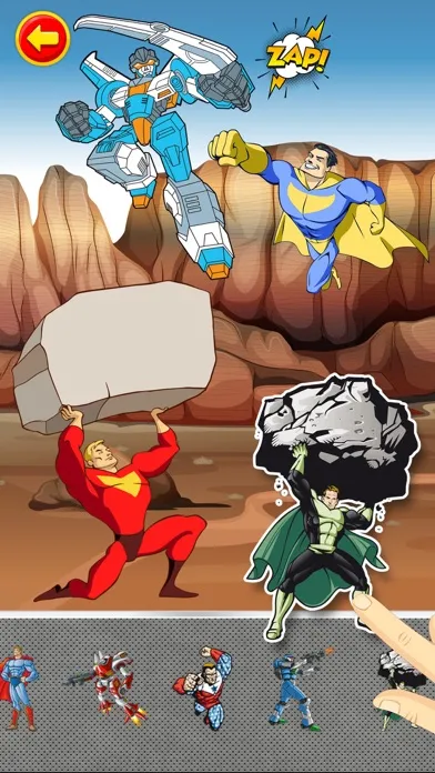 Capturas de pantalla de Superheroes, Action Robots & Super Cars