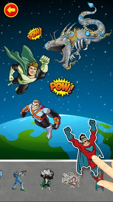 Capturas de pantalla de Superheroes, Action Robots & Super Cars