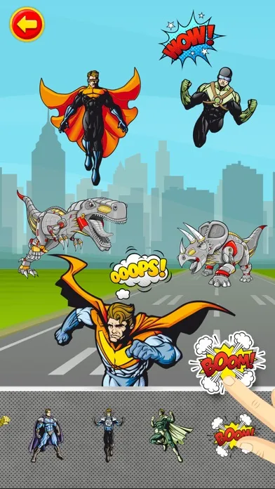 Capturas de pantalla de Superheroes, Action Robots & Super Cars
