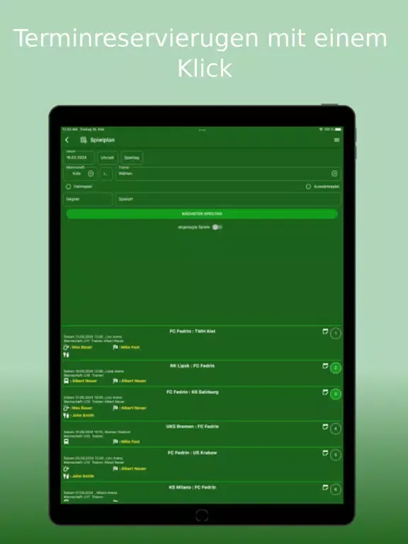 SMART Club Planner iPad 应用截图
