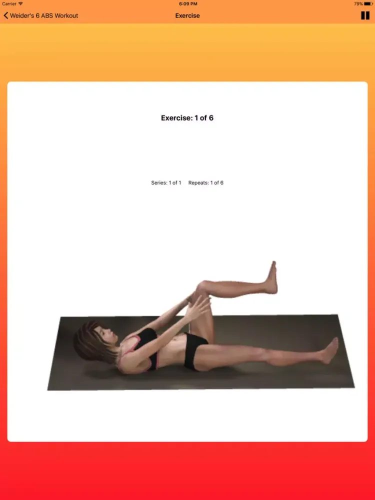 Weider's 6 ABS Workout iPad 应用截图