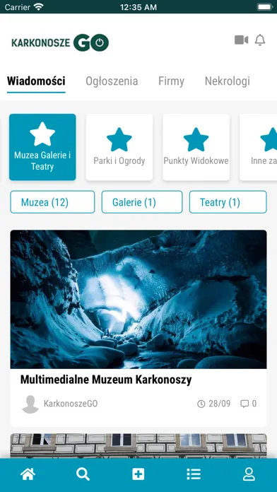 Zrzuty ekranu KarkonoszeGO