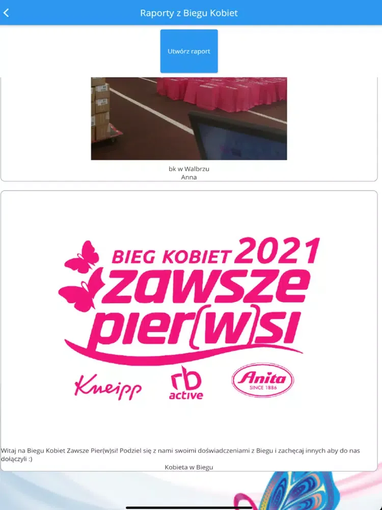 Tangkapan skrin Bieg Kobiet iPad 