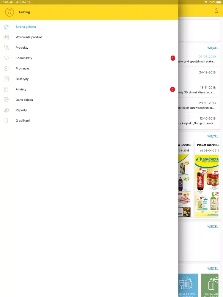 ภาพหน้าจอของ Lewiatan Biznes iPad 