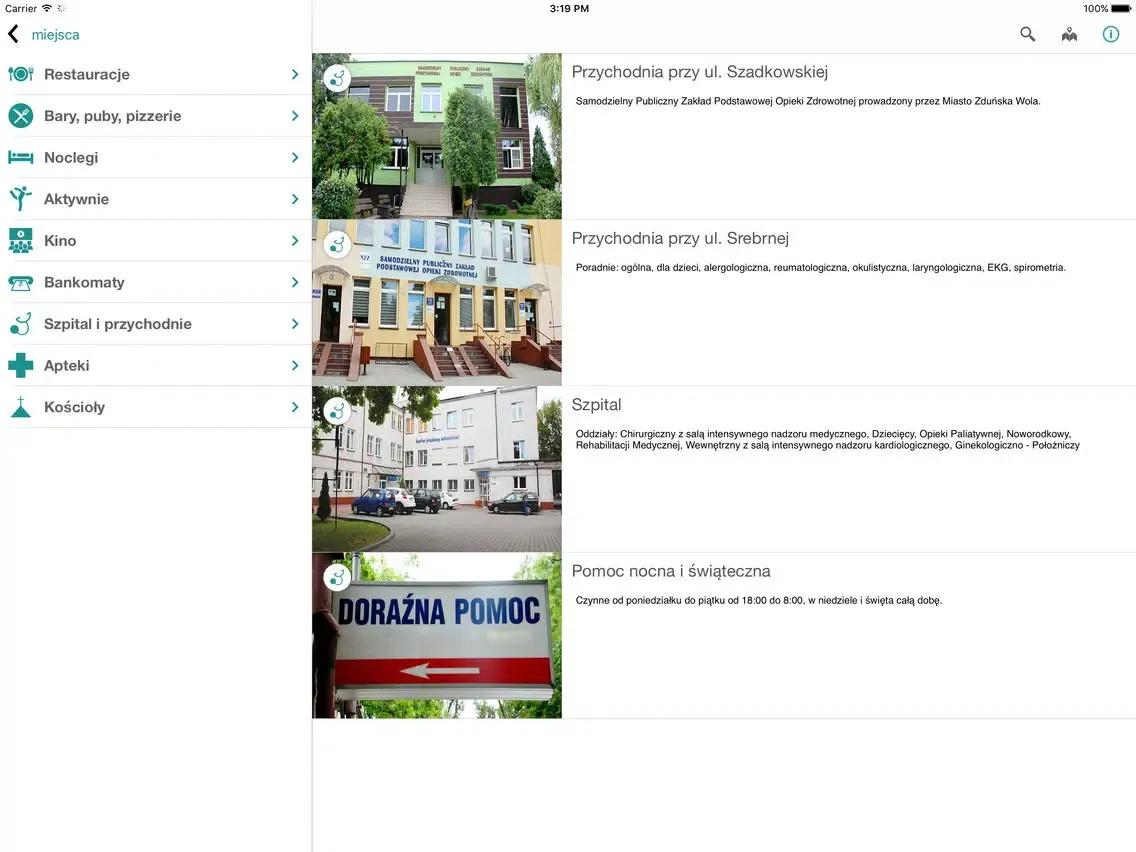 Captures d'écran de Odkryj Zduńską Wolę iPad 