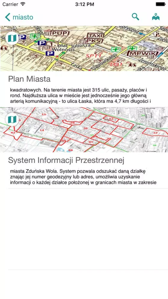 Captures d'écran de Odkryj Zduńską Wolę