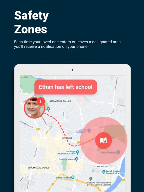 Tangkapan skrin Locon Safe Family iPad 