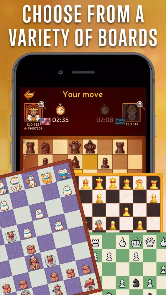 Capturas de tela do Chess