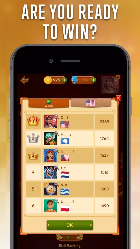 Capturas de tela do Chess