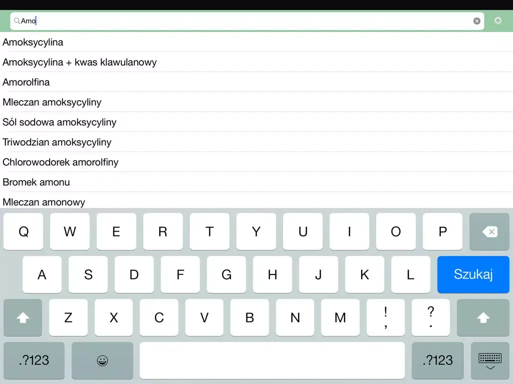 Leki Współczesnej Terapii iPad  स्क्रीनशॉट