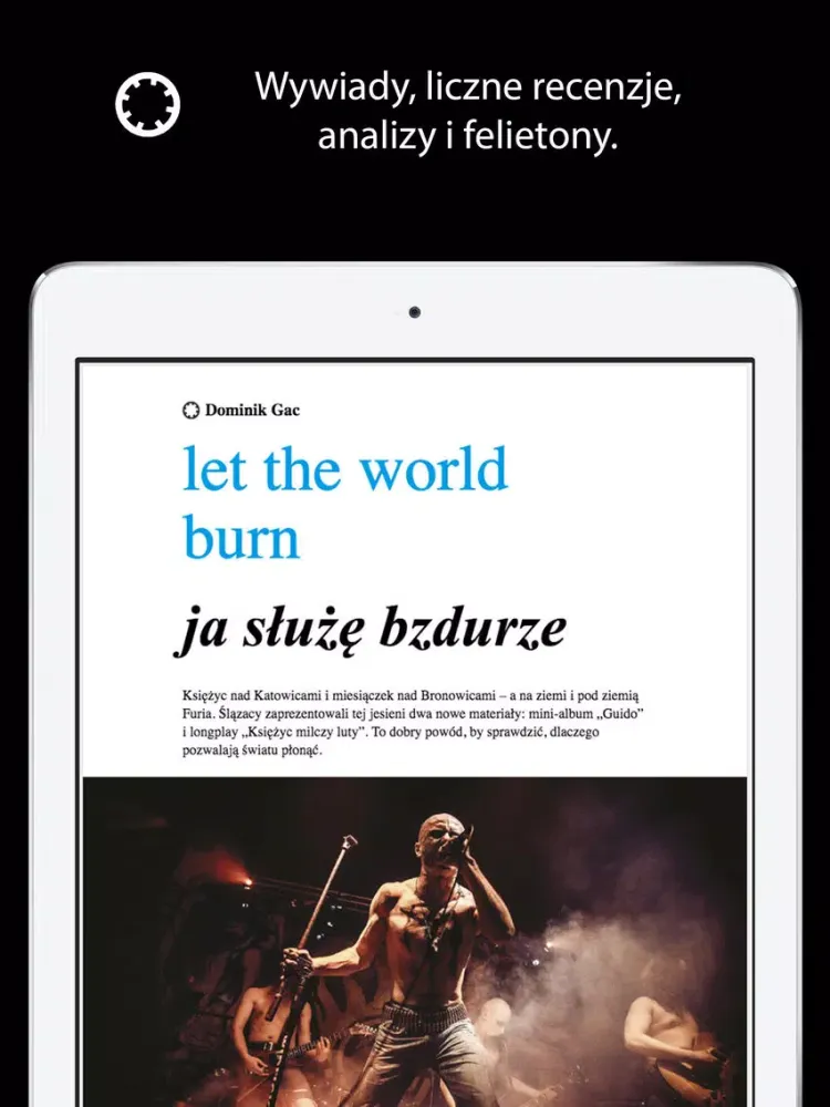 Captures d'écran de Gazeta Magnetofonowa iPad 