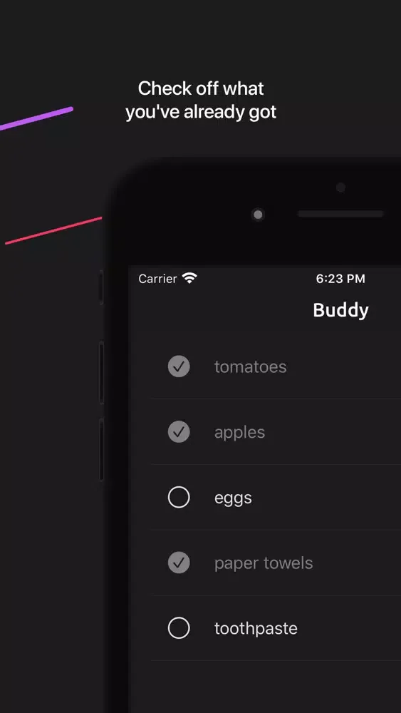 Captures d'écran de Buddy: Shopping List with AI