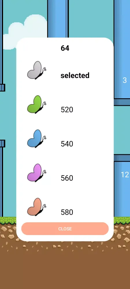 Flappy Butterfly 스크린샷