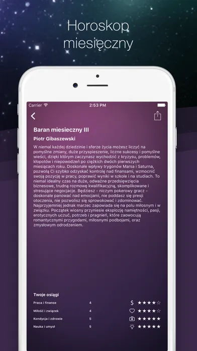 Tangkapan layar Horoskopy Ezoter
