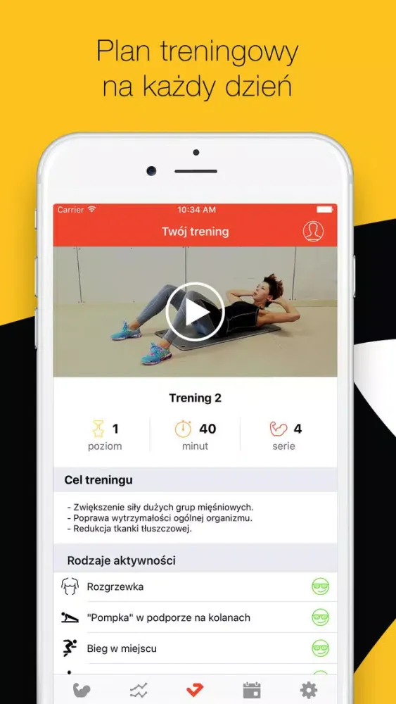 Capturas de pantalla de Trening w domu