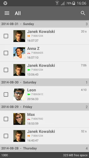 FonTel - Call Recorder Screenshots