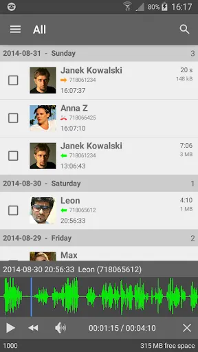 FonTel - Call Recorder Screenshots