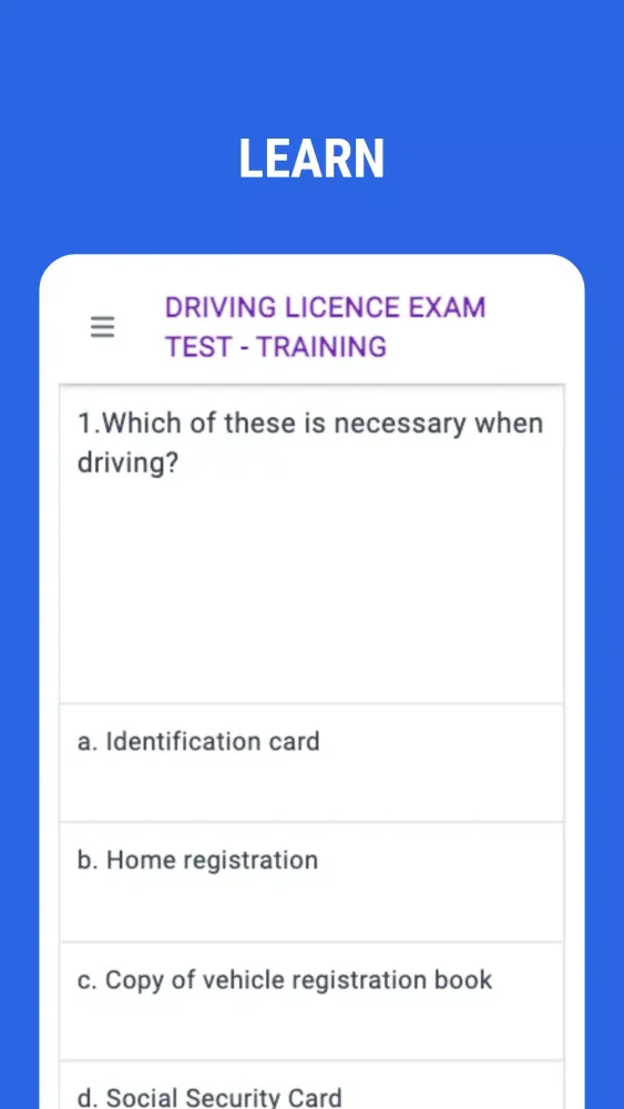 Capturas de tela do Driving License Exam Test Thai