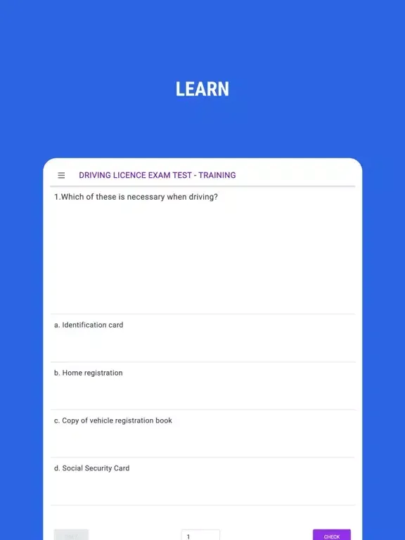 Driving Licence Exam Malaysia iPad  স্ক্রিনশট