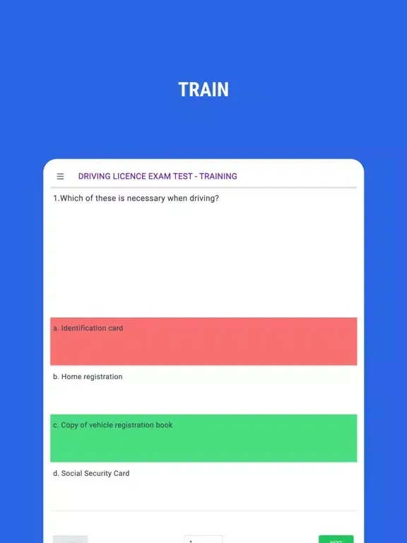 Driving Licence Exam Malaysia iPad  স্ক্রিনশট