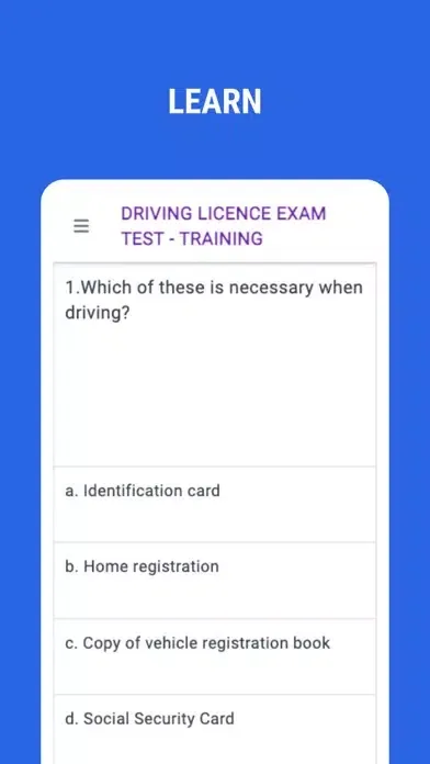 Driving Licence Exam Malaysia স্ক্রিনশট
