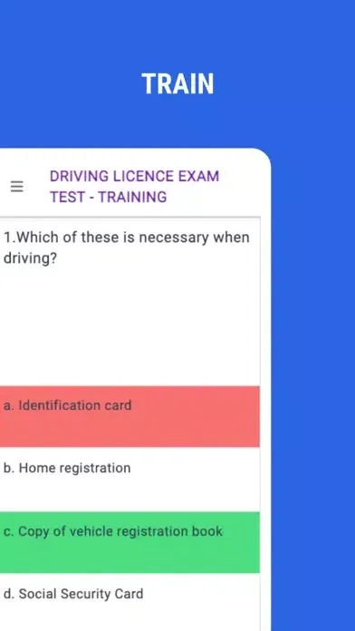 Driving Licence Exam Malaysia স্ক্রিনশট