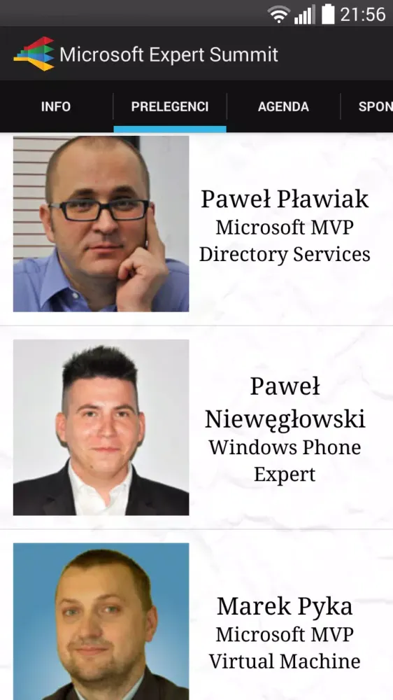 Microsoft Expert Summit 2014 Screenshots