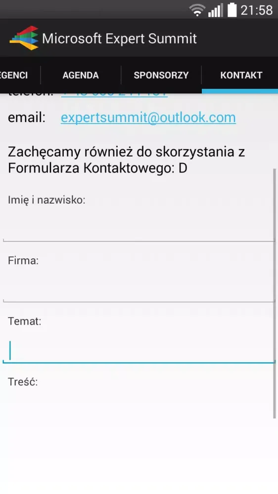 Microsoft Expert Summit 2014 Screenshots