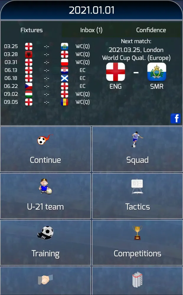 True Football National Manager スクリーンショット