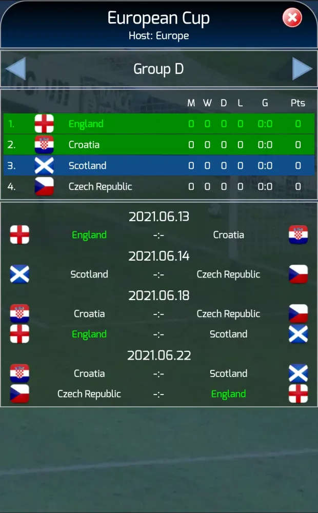 True Football National Manager スクリーンショット