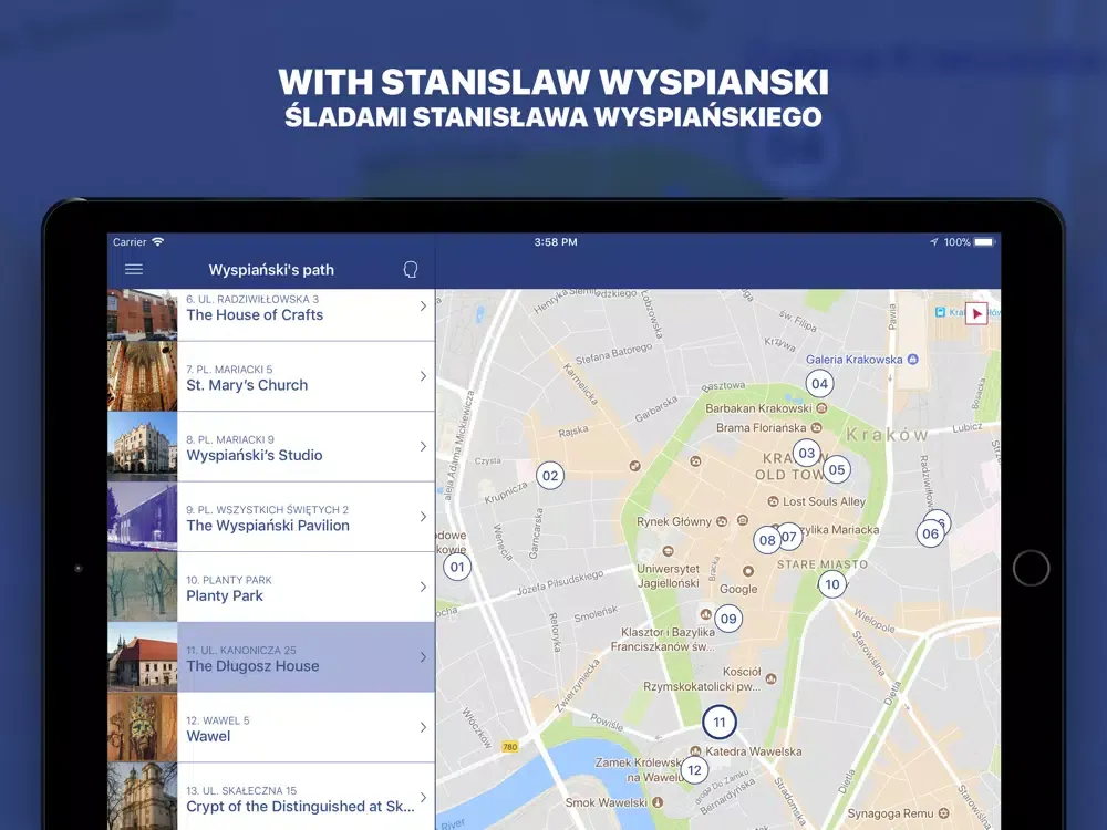Capturas de pantalla de Szlak Wyspiańskiego iPad 