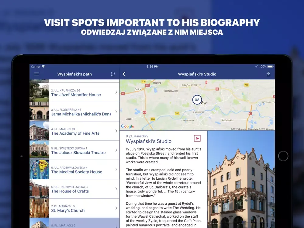Capturas de pantalla de Szlak Wyspiańskiego iPad 
