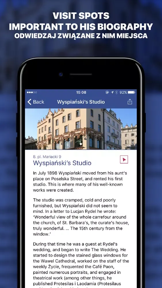 Capturas de pantalla de Szlak Wyspiańskiego