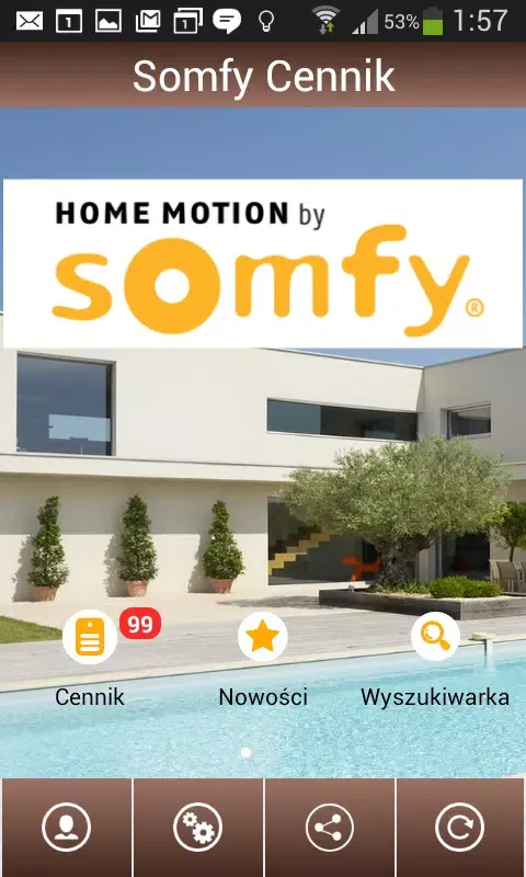 Capturas de pantalla de Somfy Cennik
