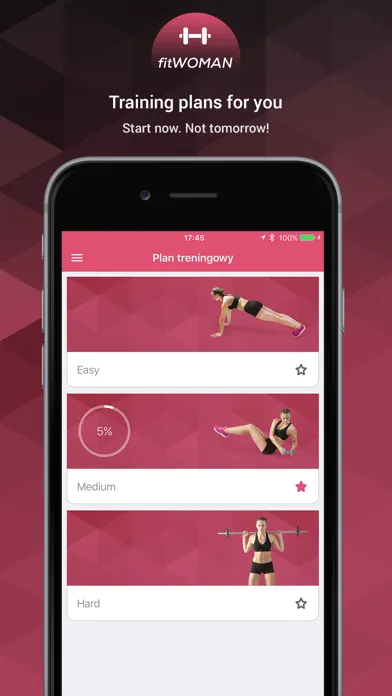 Captures d'écran de Workout for woman - Fit Women