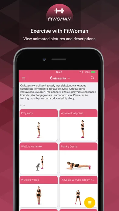 Captures d'écran de Workout for woman - Fit Women