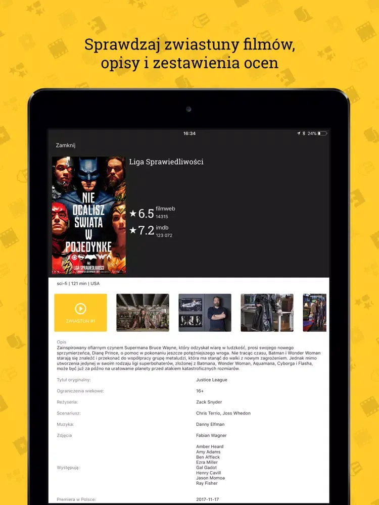 Скриншоты Repertuar kin iPad 