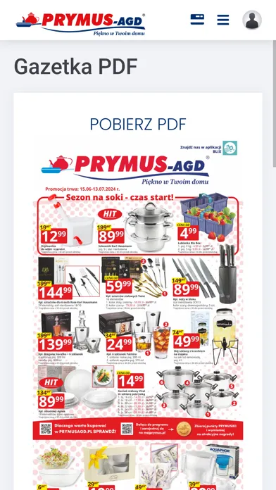 MójPrymus Ekran Görüntüleri