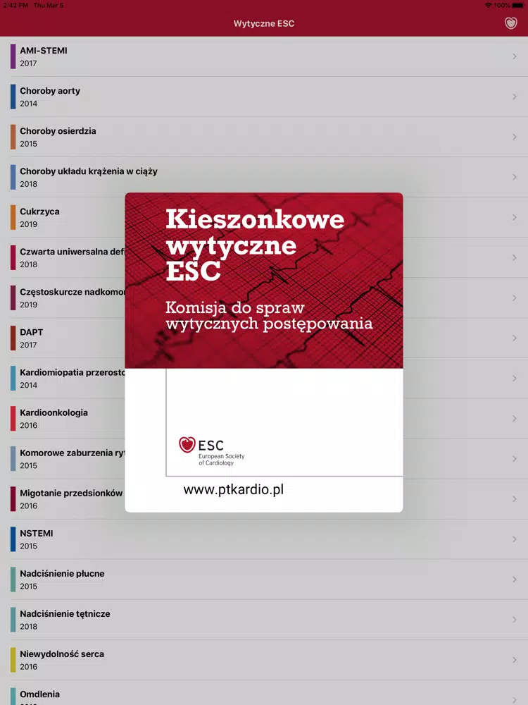 Kieszonkowe wytyczne ESC iPad  スクリーンショット